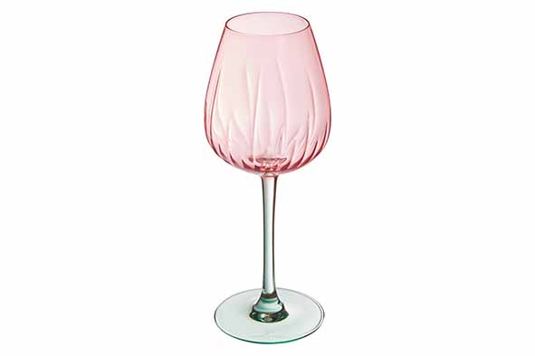 Swirly Spring wijnglas 470 ml, set van 4, Ø 9,4 x 22,7 cm