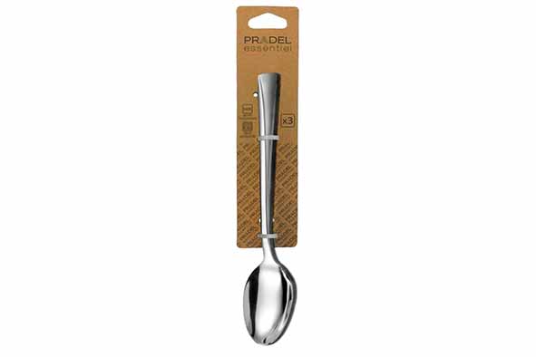 Pradel Essentiel Absolu koffielepel set van 3 met hangkaart