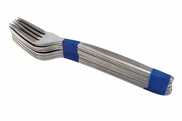 Baltics tafelvork zilver set van 12 roestvrij staal 18/0