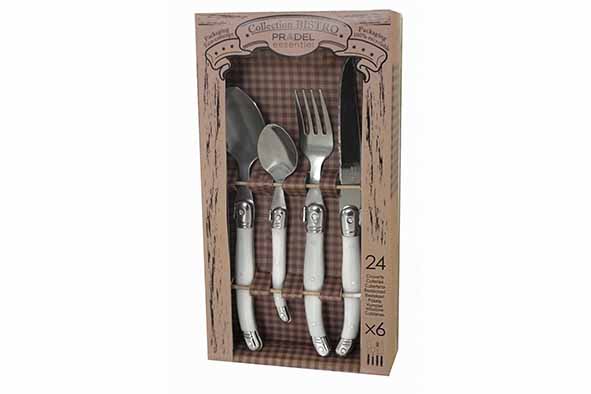 Rustic bestekset 24pcs parel