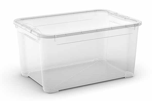 T-Box opbergbox L 47 l, 55,5 x 39 x 28,5 cm, transparant