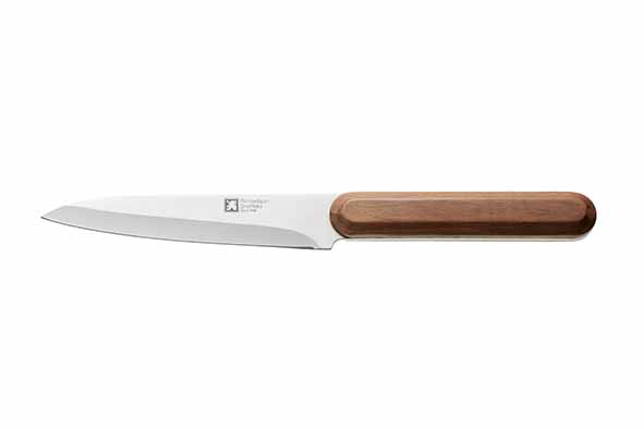 Timber Haushaltsmesser 12,5 cm, Holz und Edelstahl