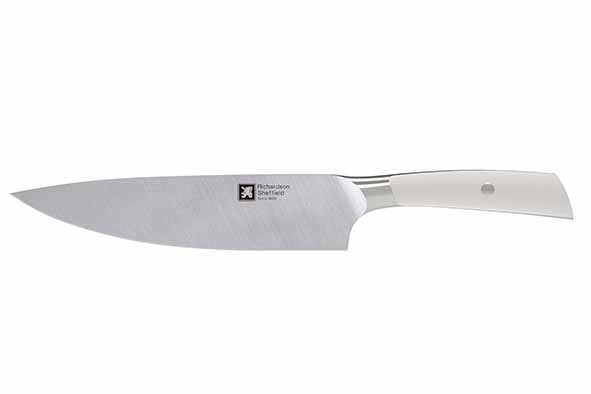Supreme chefmes 20 cm, roestvrij staal, wit