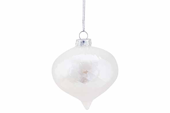 Roller hanger Spiral Pearl white, 0.8 x 0.8 x 0.8 cm
