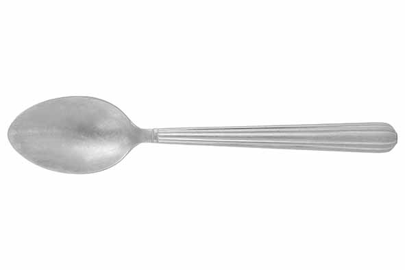 Bistro tafellepel set van 6 stonewash 18/10