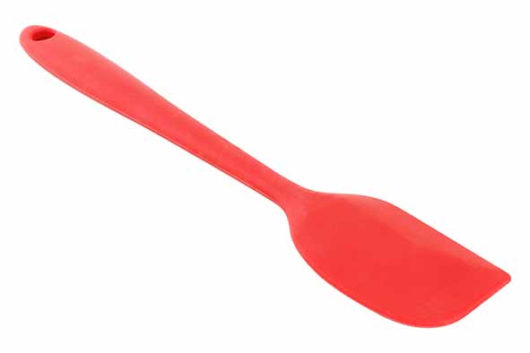 Mini pannenlikker rood silicone 21,3 x 4 x 1 cm