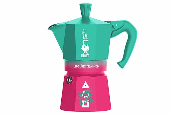 Squid Game moka Express koffiemaker 6 t