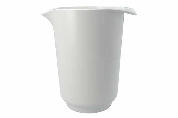 Colour Bowls mengkom 1 l small milky white