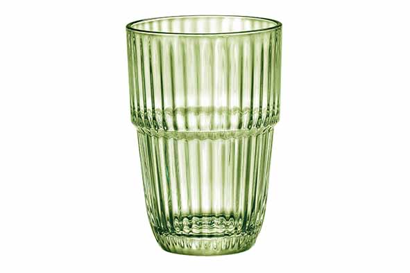 Barshine longdrinkglas mint 38 cl set van 6 Ø 8,3 cm, 26,2 x 17,8 x 12,5 cm
