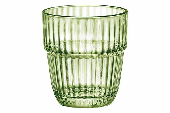 Barshine rocks glas mint 305 ml set van 6, Ø 8,4 x h 9,2 cm