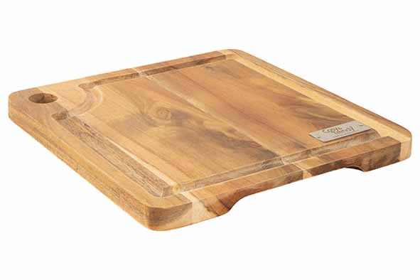 Snijplank acacia 21 x 20,3 x 1,5 cm
