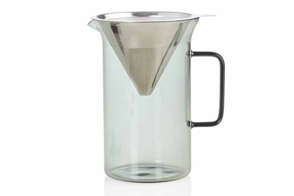 Cafetière Impact grise, 0,6 l, Ø 10,2 cm, 18,3 cm de haut