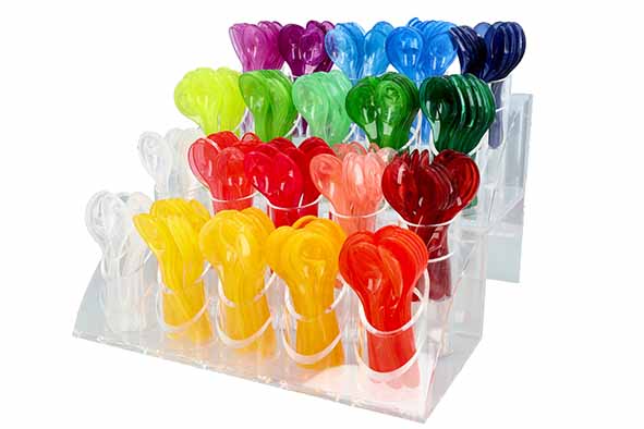 Lumispoon lepels, 240 stuks, 19 kleuren