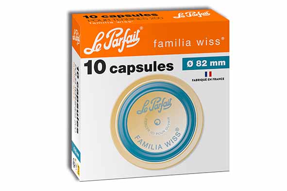 Metaal capsules Familia Wiss Ø 8,2 cm, set van 10