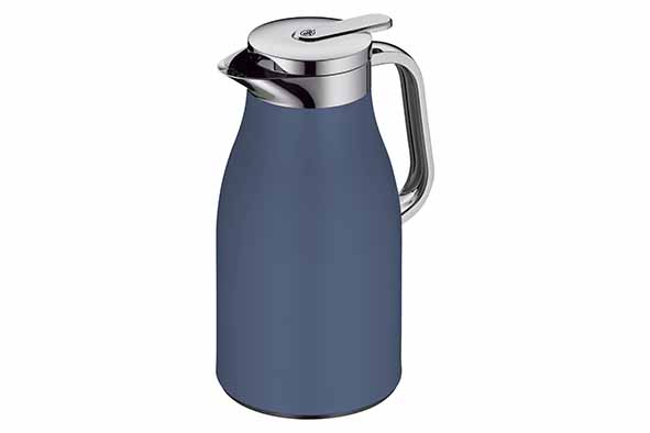Skyline schenkkan deep water 1 l 13 x 16 x H25,5 cm metaal donkerblauw