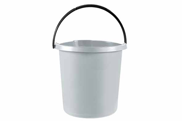 Essentials emmer 10 l lichtgrijs Ø 29,5 cm synthetisch