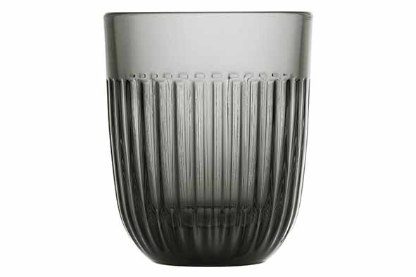 Ouessant tumbler antraciet 26 cl set van 6 Ø 8 x h 9,5 cm
