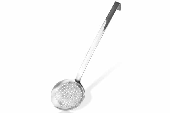 Schuimspaan 38 cm roestvrij staal