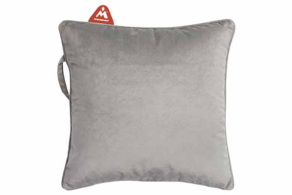 Montandor Kissen Velvet Grau mit Wärmekissen 45 x 45 x 12 cm