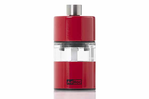 Minimill peper-zoutmolen rood, Ø 3,2 x 6,2 cm
