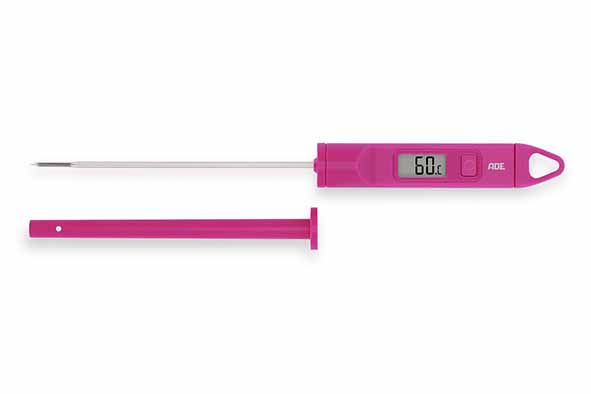 Digitales Fleischthermometer rosa -50 bis 200 °C