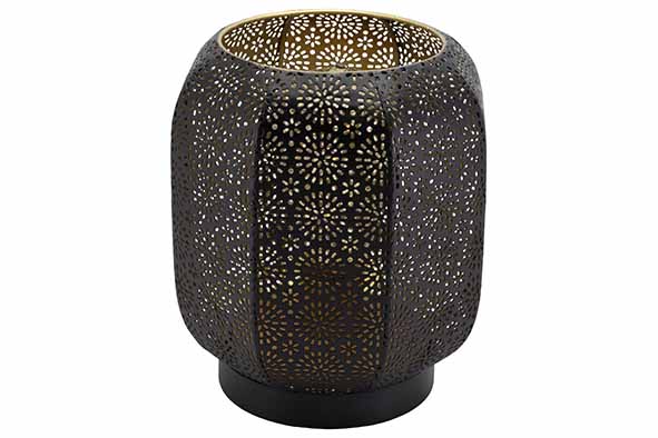 Tafellamp Marrakech LED dimbaar Ø 16,5 x H 19 cm, incl. USB-C-laadkabel