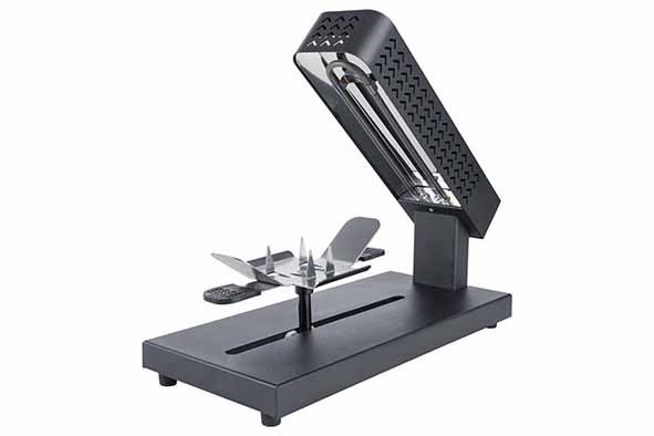 Raclette Aspen noir 42 x 17 x H38 cm métal