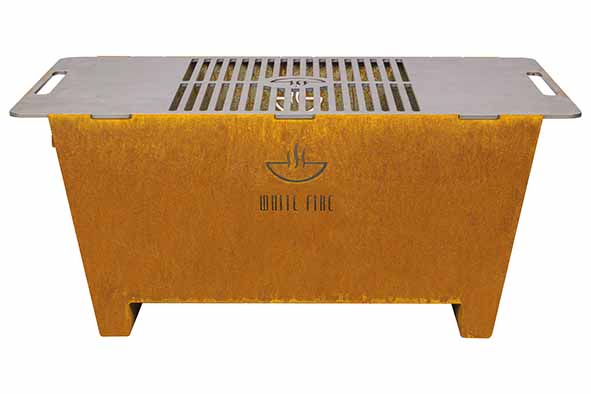 Urban barbecue cortenstaal 70 x 35 x 30 cm