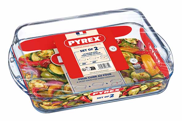 Cook & Enjoy ovenschotel 2,8 l, set van 2, 35 x 23 x 6 cm