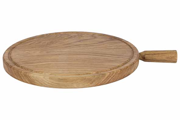 Aspen serveerplank rond Ø 40 cm, eikenhout