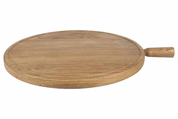 Aspen serveerplank rond Ø 50 cm, eikenhout