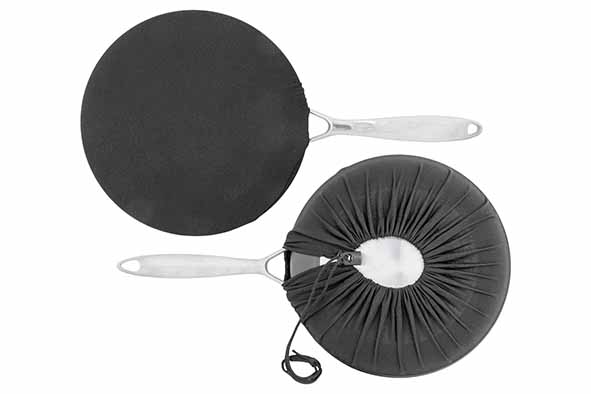 Panbeschermer Ø 24 cm polyester met sluitkoord