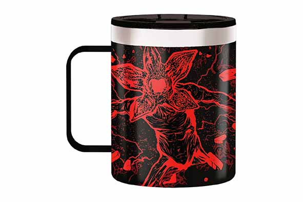 Stranger Things travel mug 420 ml dubbelwandig, glow in the dark