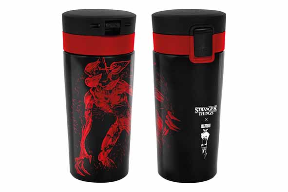 Stranger Things travel mug 38 cl dubbelwandig glow in the dark