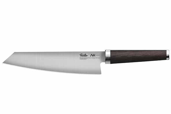 Primecut kokmes, 20 cm, hout, roestvrij staal, bruin, 33.5 x 2.2 x 5 cm