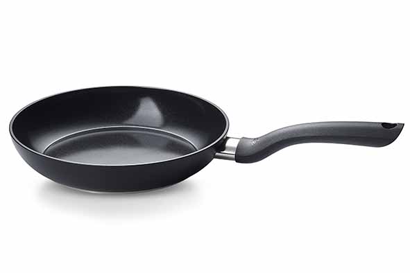 Essential braadpan, Ø 24 cm, aluminium, zwart, 44 x 25 x 8 cm