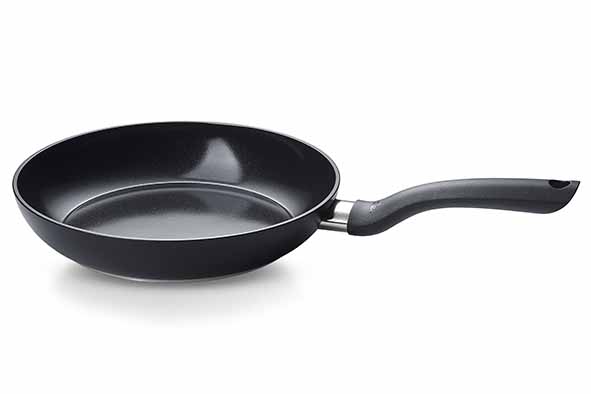 Essential braadpan, Ø 26 cm, aluminium, zwart, 47 x 28 x 8.5 cm