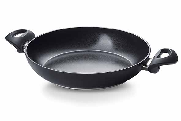 Essential serveerpan, Ø 28 cm, aluminium, zwart, 2,5 l, 43 x 29 x 5.5 cm