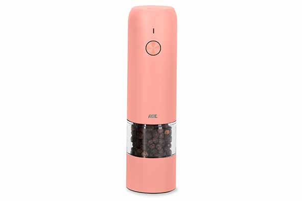 Electric Mill peper-zoutmolen mini koraal Ø 3,7 x 13,9 cm