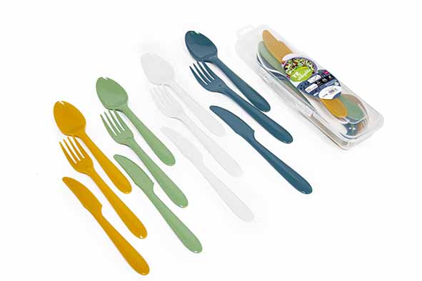 Food&Go Besteckset 12-teilig mit Aufbewahrungsbox