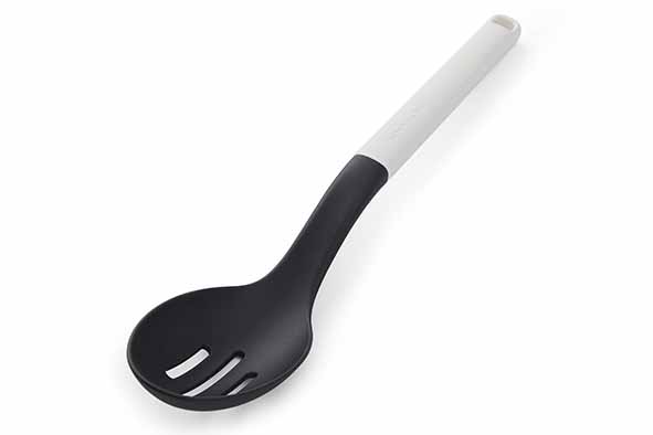 Classic Porcelain White serveerlepel gesleufd 34 cm