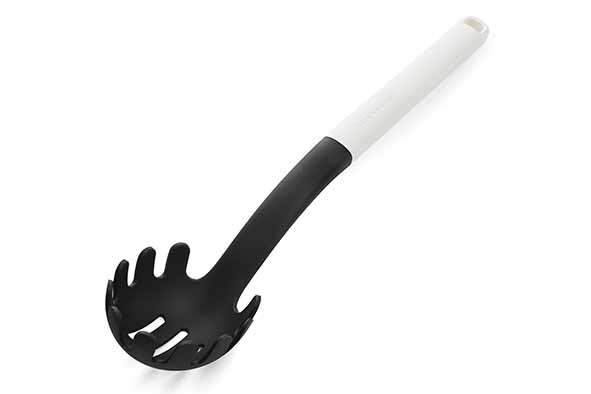 Classic Porcelain White spaghettilepel 34 cm
