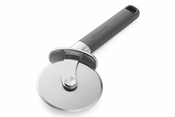 Classic Charcoal Grey Pizzaschneider Schwarz Grau 24,5 cm