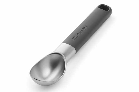 Classic Charcoal Grey ijslepel grijs 21,5 cm