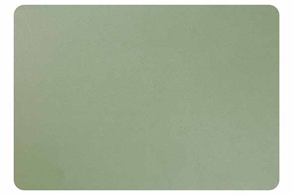 Placemat lederlook basil 43 x 30 cm