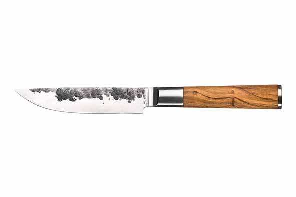 Olive steakmes XXL set van 4, bruin