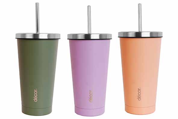 IDW travel tumbler 450 ml mixed colours roestvrij staal