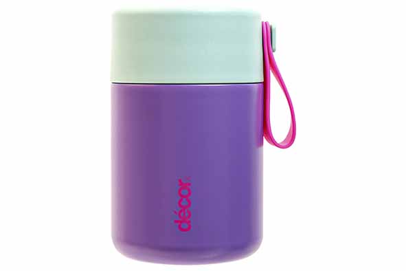 Junior Speisebehälter Violett 350 ml Edelstahl