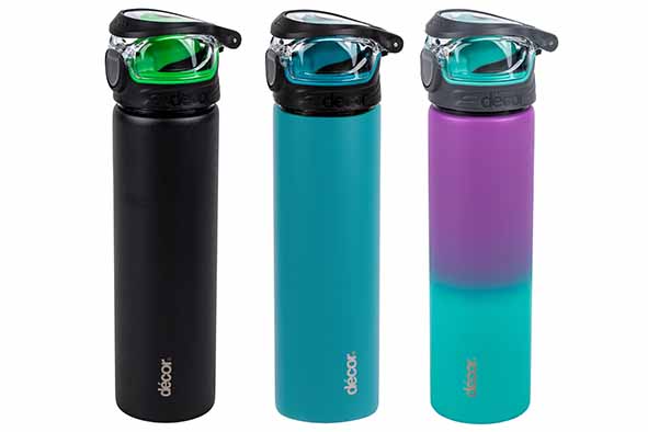 Energy One Touch Trinkflasche 780 ml Sortiert Edelstahl