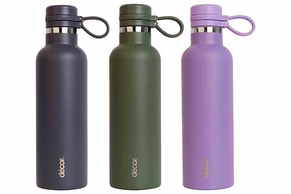 Insulated Double Wall Trinkflasche 750 ml Edelstahl, verschiedene Farben